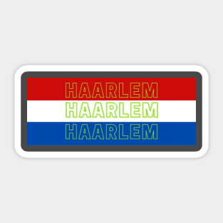 Haarlem City in Netherlands Sticker